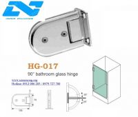 Bản lề cabin tắm HIWIN 90 độ tường kính (HG 017, HG 020, HG 020A, HG 021, HG 051, HG 2010, HG 2011))