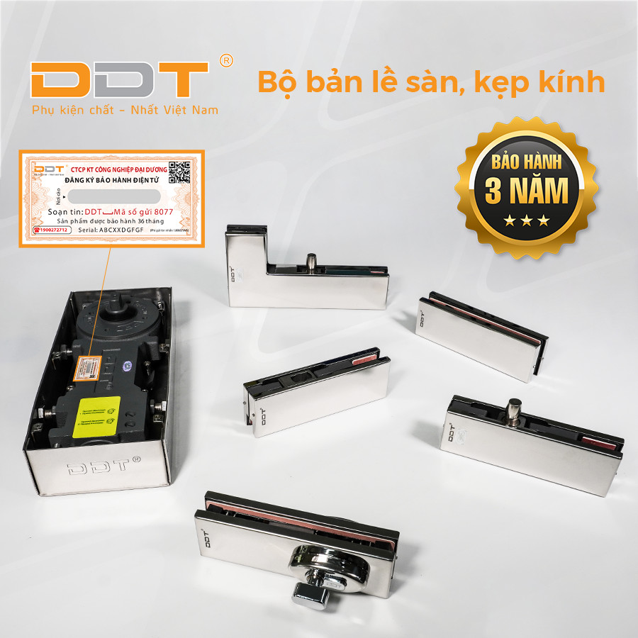 Phuj kiện bản lề sàn, kẹp kính DDT