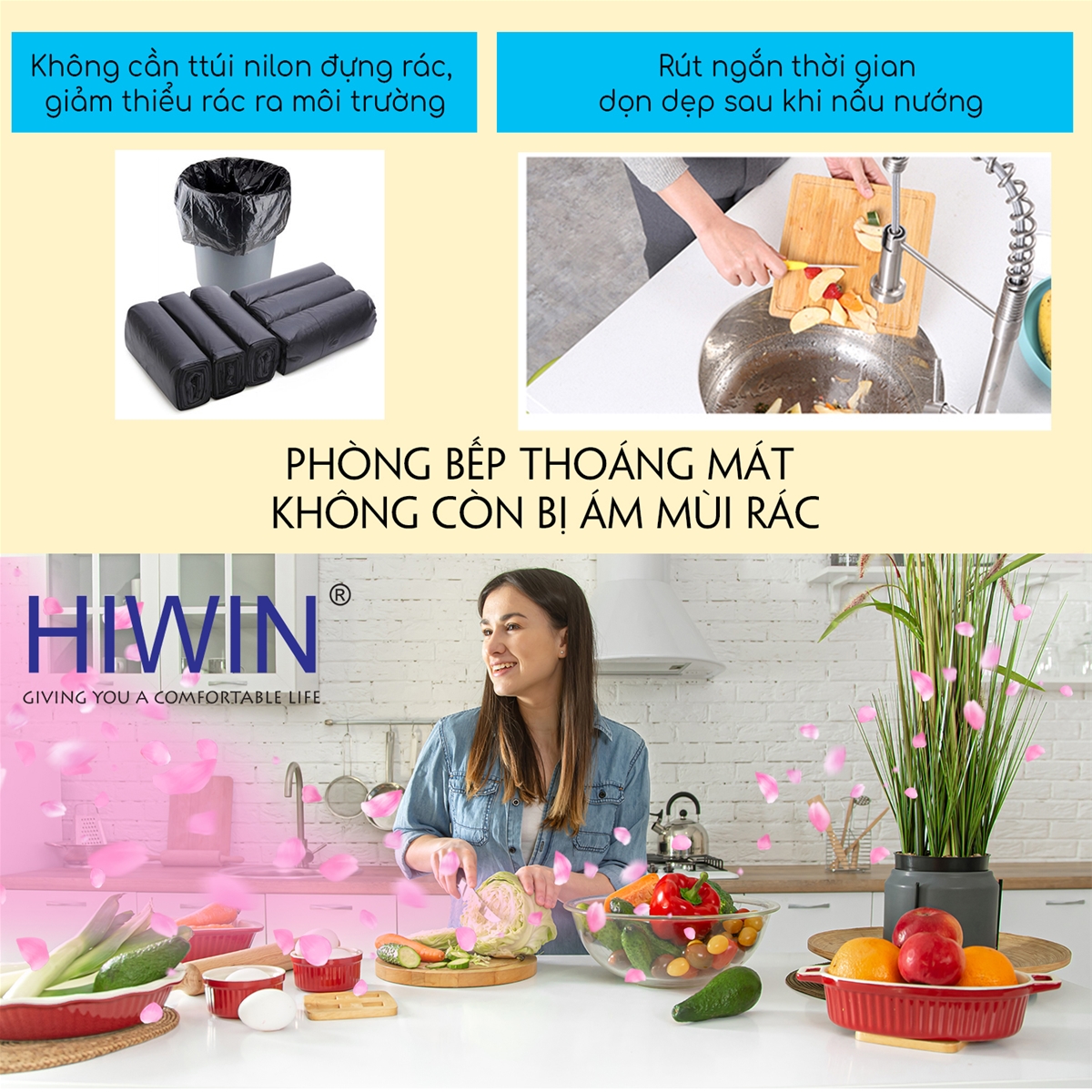 Máy xử lý rác hiwin LJ 475B