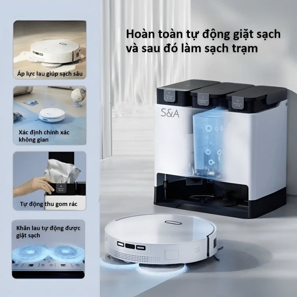 Máy hút bụi, lau nhà thông minh