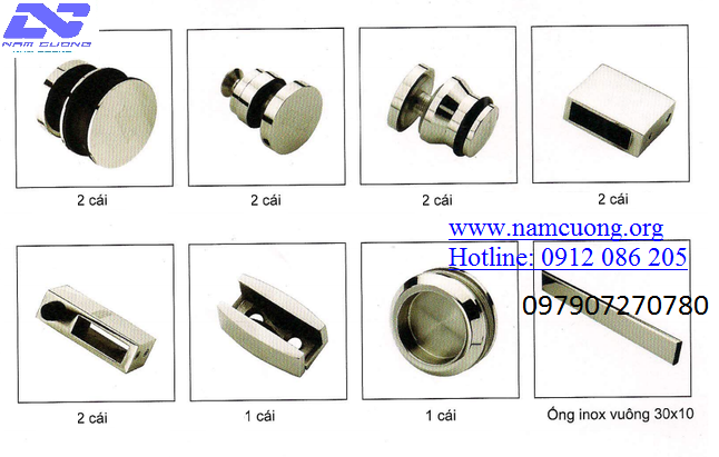 Bộ lùa ray 10x30