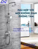 Bộ vòi hoa sen, sen tắm nóng lạnh cao cấp Hiwin KF-105