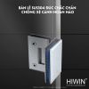 Bộ phụ kiện vách tắm kính 90 độ kính kính HIWIN PKF-90KK - anh 4