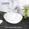 Chậu rửa mặt lavabo đặt bàn cao cấp HIWIN LP-8020 - anh 3